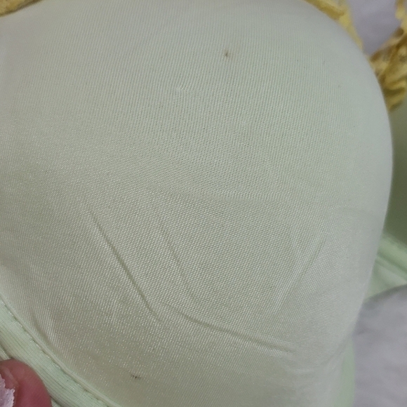 NWT yellow & green lace bra size 34B - Picture 6 of 8